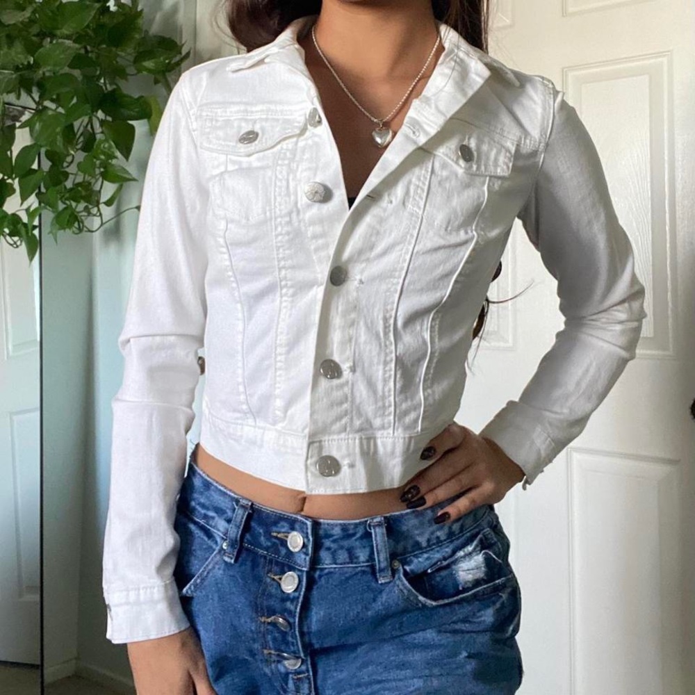 White Jean Jacket